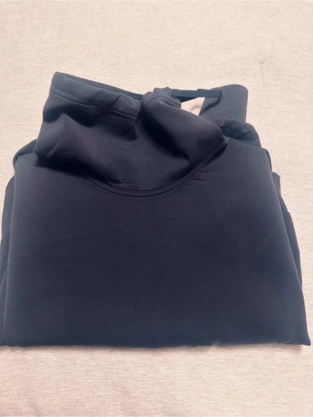 Black Turtleneck Pullover Sweatshirt